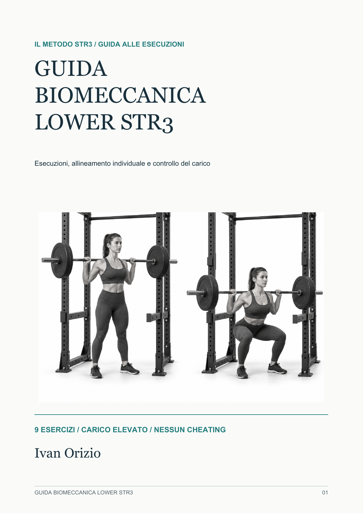 Copertina della GUIDA BIOMECCANICA LOWER STR3 di Ivan Orizio