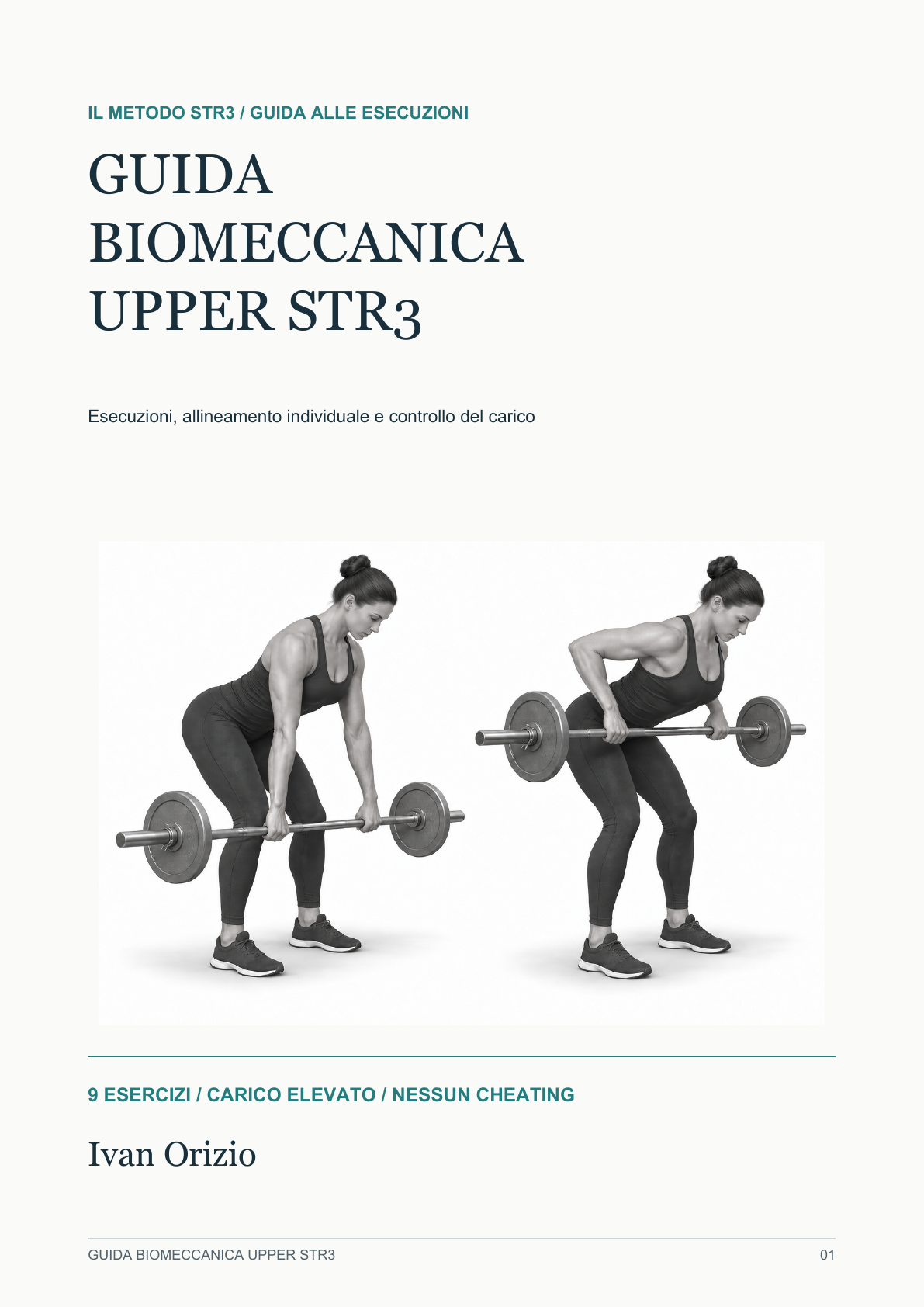 Copertina della GUIDA BIOMECCANICA UPPER STR3 di Ivan Orizio